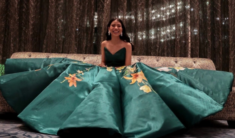 How a high school student’s hand-painted graduation dress went viral