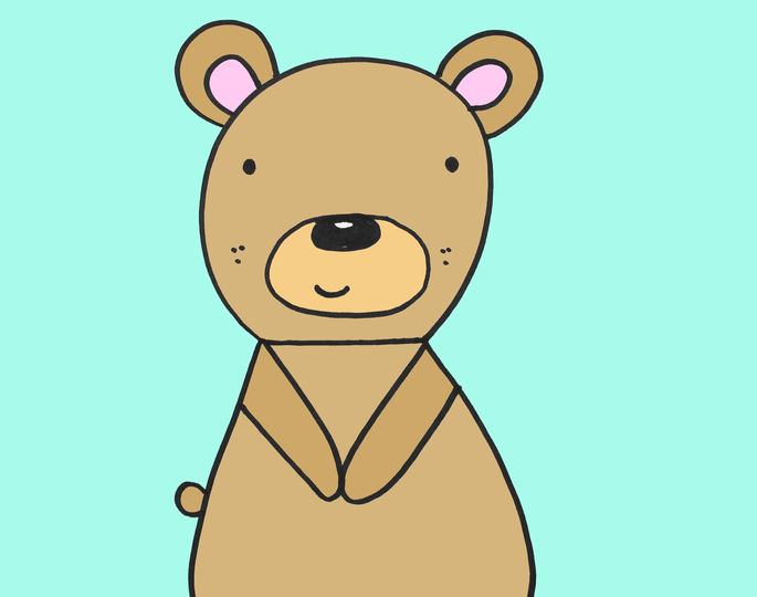 Drawing a Cartoon Teddy Bear for Kids | Curious.com