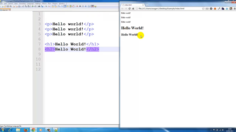 Introduction to html tags curious